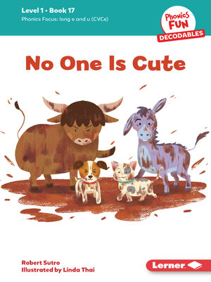 cover image of No One Is Cute